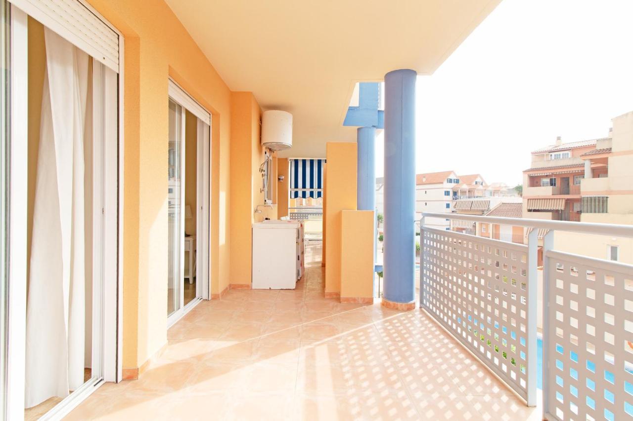 Global Properties, Apartamento Con Piscina Y Terraza En Canet Playa 카넷드버렝구어 외부 사진