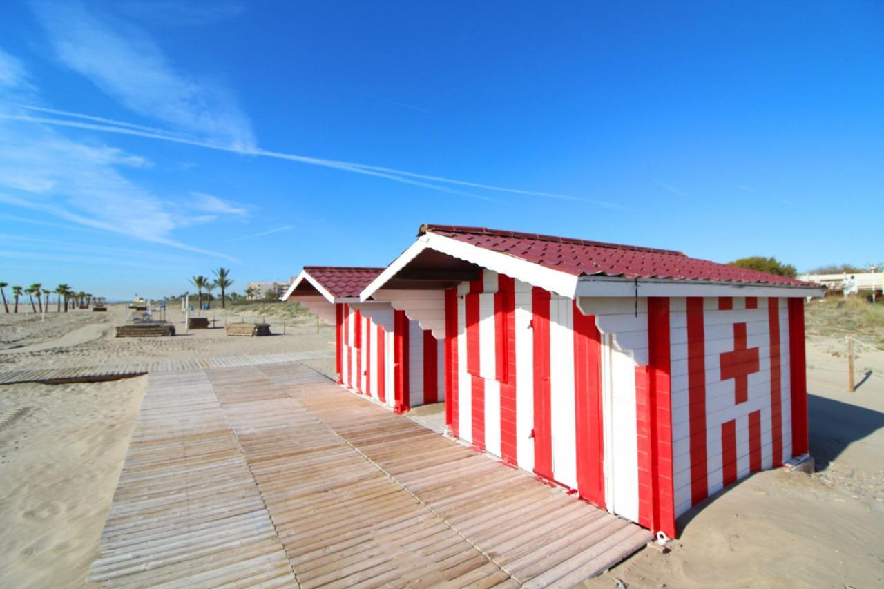 Global Properties, Apartamento Con Piscina Y Terraza En Canet Playa 카넷드버렝구어 외부 사진